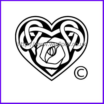 You can order Celtic Rose Heart