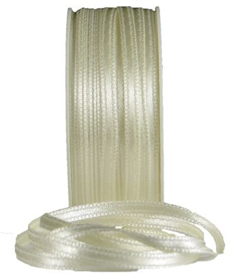 You can order Ivory 3mm Satin was £3.50
