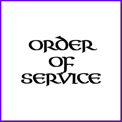 You can order Celtic Order of Service