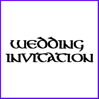 You can order Celtic Wedding Invitation
