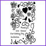 Order HALF-PRICE I Do Cling Stamp Set was £11.00