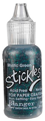 You can order Dark Green Glitter Glue