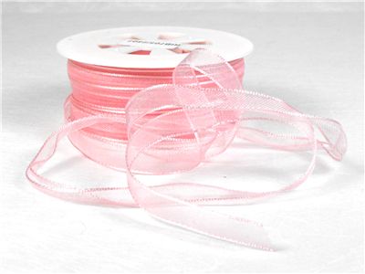 You can order Pale Pink 7mm Organza Ribbon