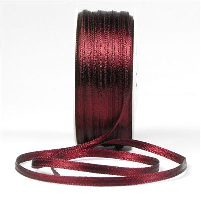 You can order Burgundy 3mm Satin was £3.50