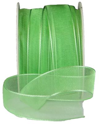 You can order Spring Green 15mm Organza Ribbon